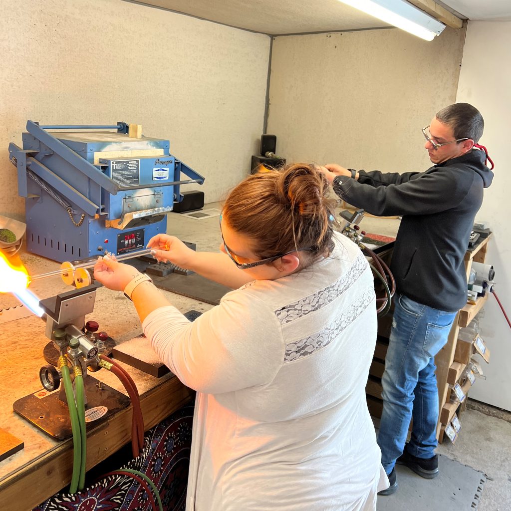 Glass Blowing Date Night Denver Glass Blowing Classes