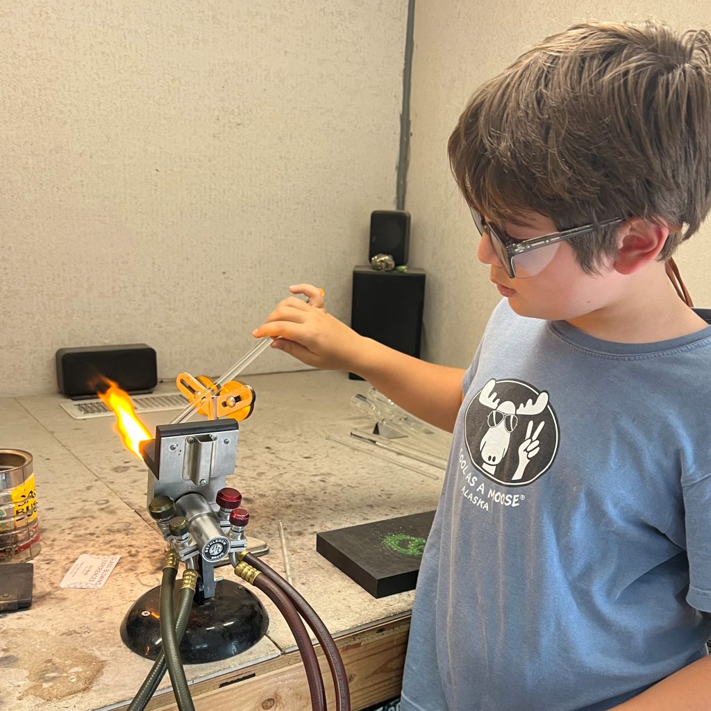 Youth Glass Blowing Class in Denver Glass Class Denver