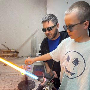 Kids Glass Blowing Class in Denver